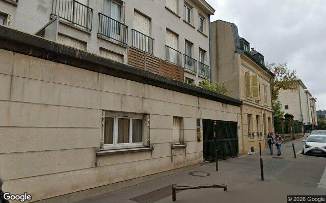 Façade : 6 rue Montbauron, Versailles