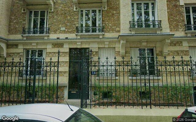Façade : 34 avenue des Etats Unis, Versailles